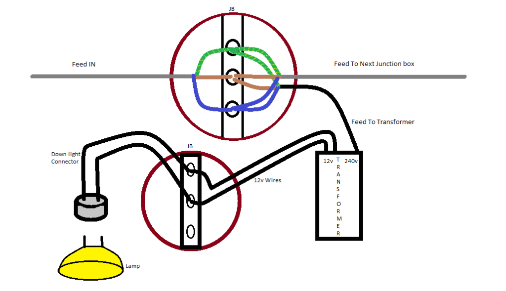wiring circuit downlights wiring diagrams basic elec downlights wiring diagrams