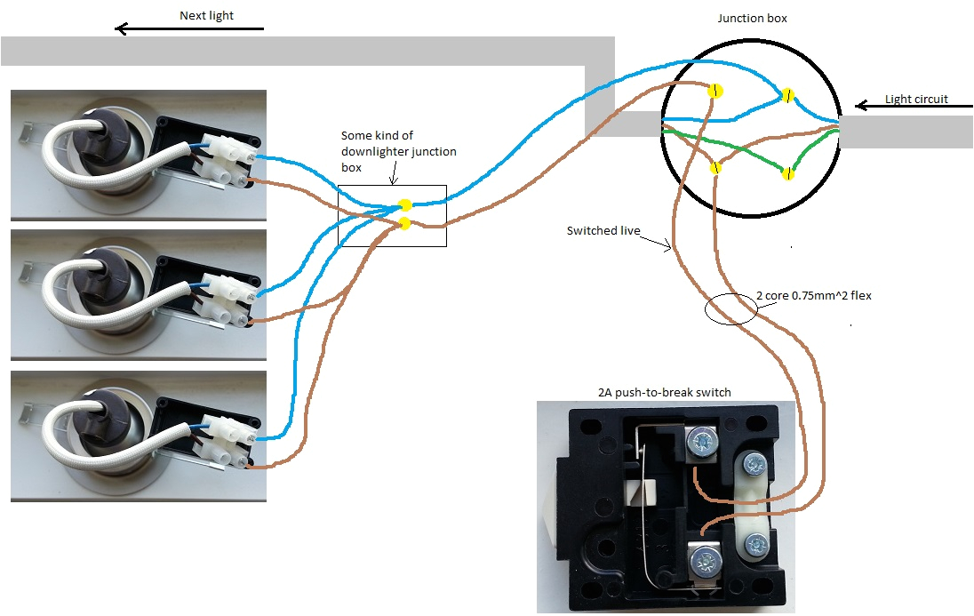downlights wiring diagram