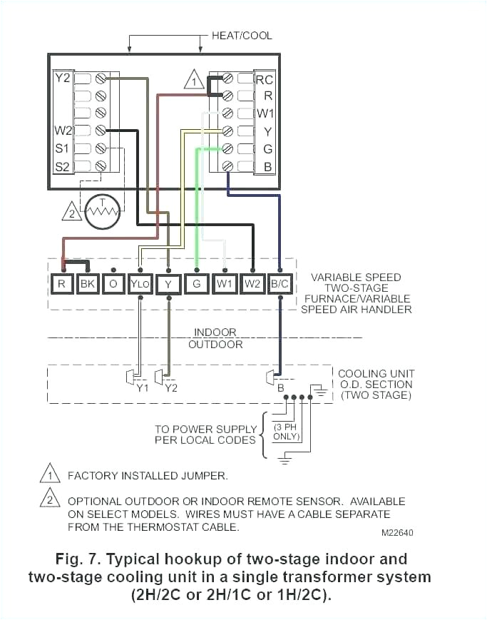 thermostat wiring diagram color