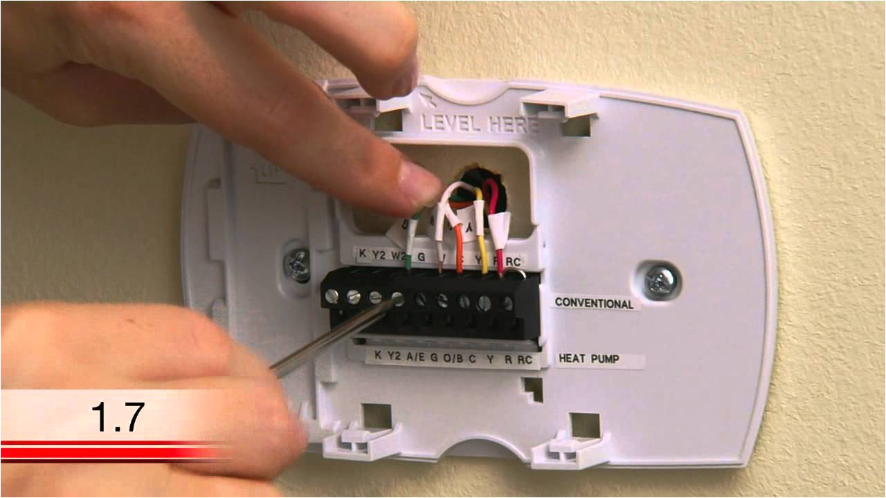 Wiring Diagram for Honeywell thermostat Th3110d1008 Honeywell Rth6580wf Wi Fi Tstat Extra Wire Installation Video Youtube