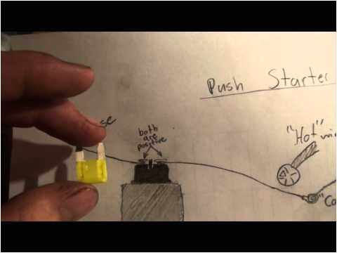 how to wire a push starter very easy