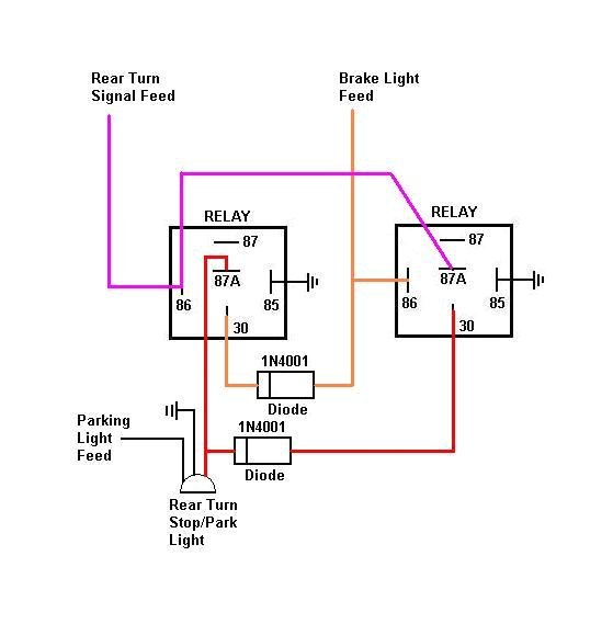 off back light wiring wiring diagramrelay for turn signal brake priorityrelay for turn signal brake priority