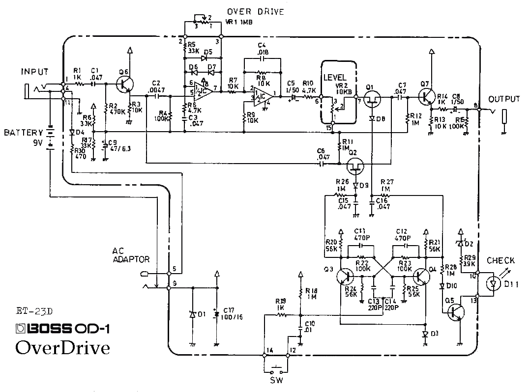 guitar amp wiring diagram beautiful amplifier wiring diagram elegant boss od 1 overdrive guitar pedal
