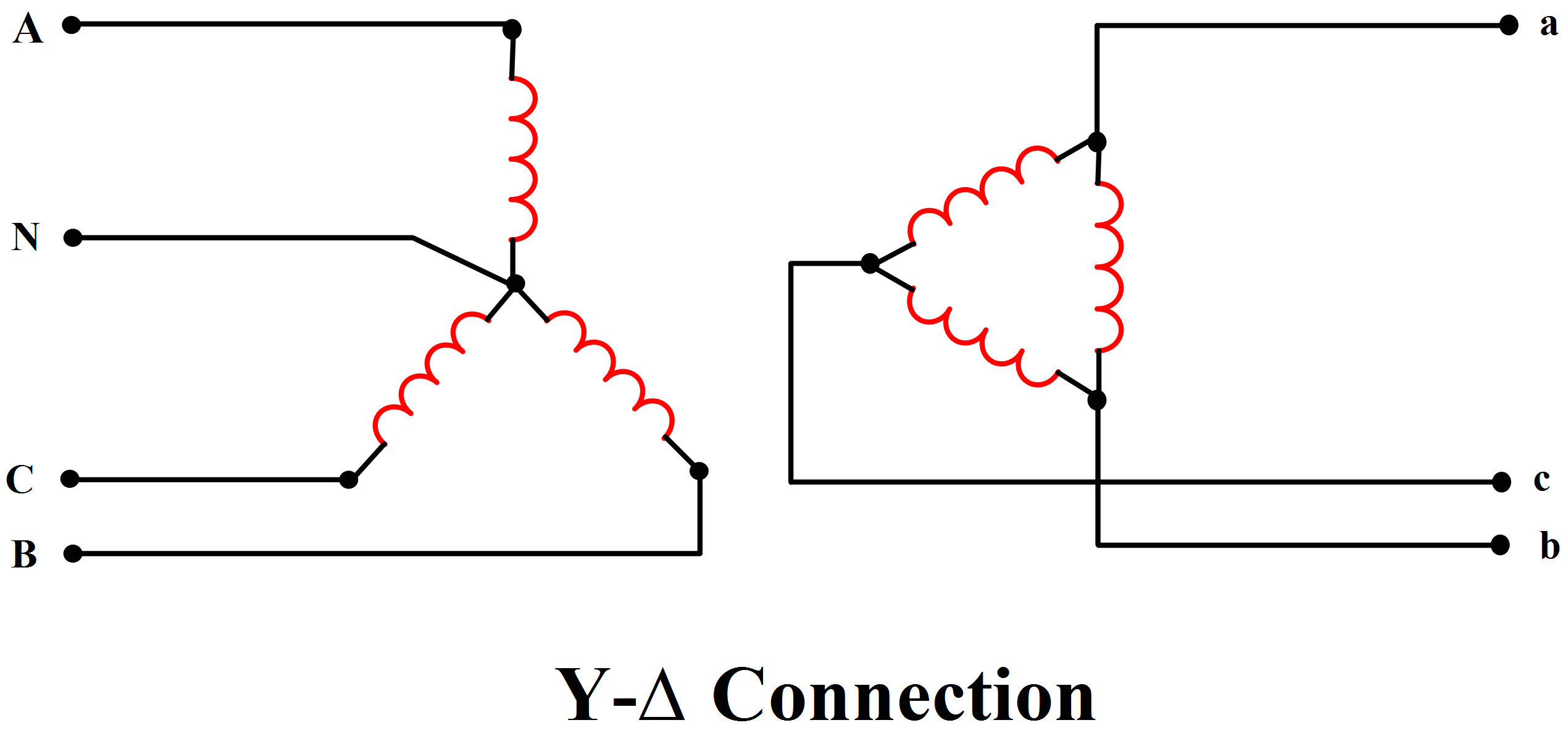 delta wye motor connection diagram