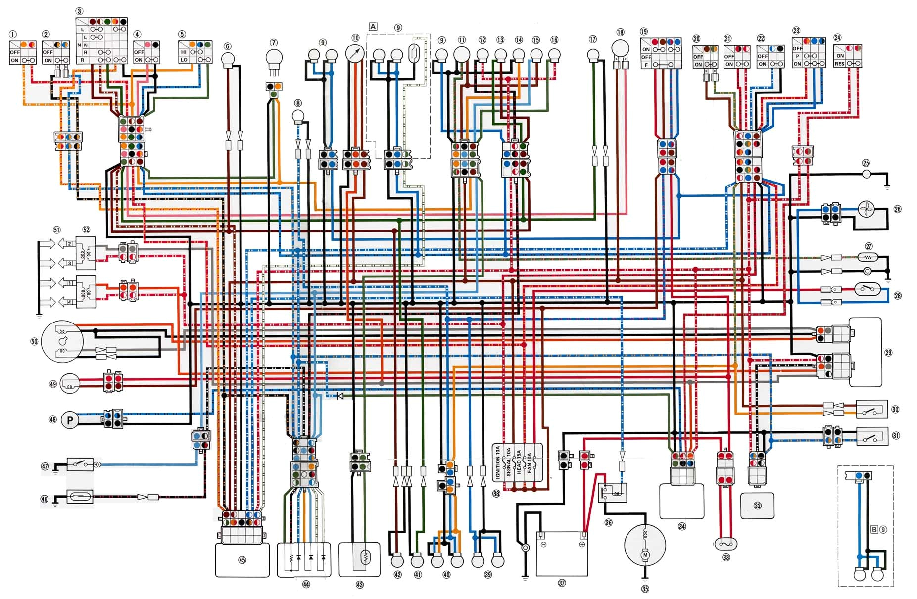 yamaha fz1 wiring diagram wiring diagram for you