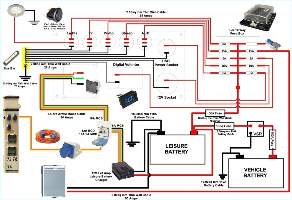 12v solar panel wiring diagram lovely rv solar wiring diagram od park jmcdonaldfo 8d jpg
