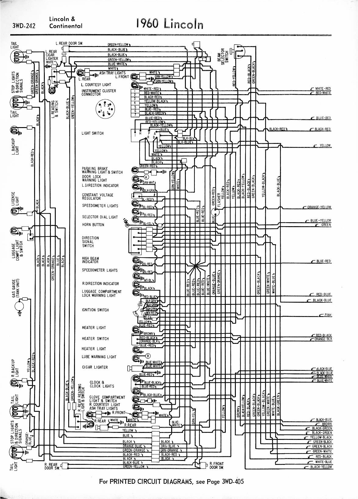 lincoln wiring diagrams 1957 19651960 lincoln lincoln u0026 continental left half