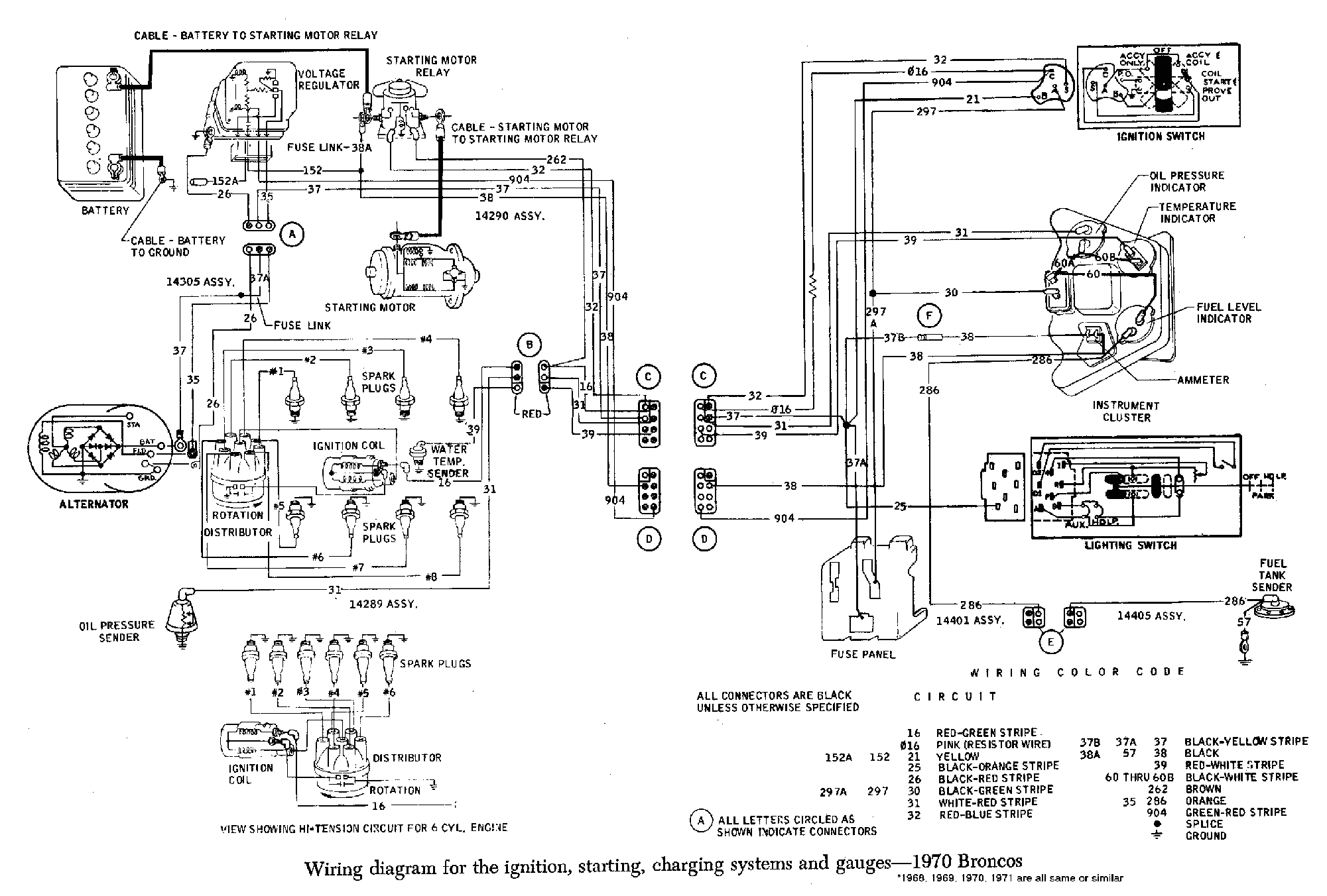 bronco wiring diagram