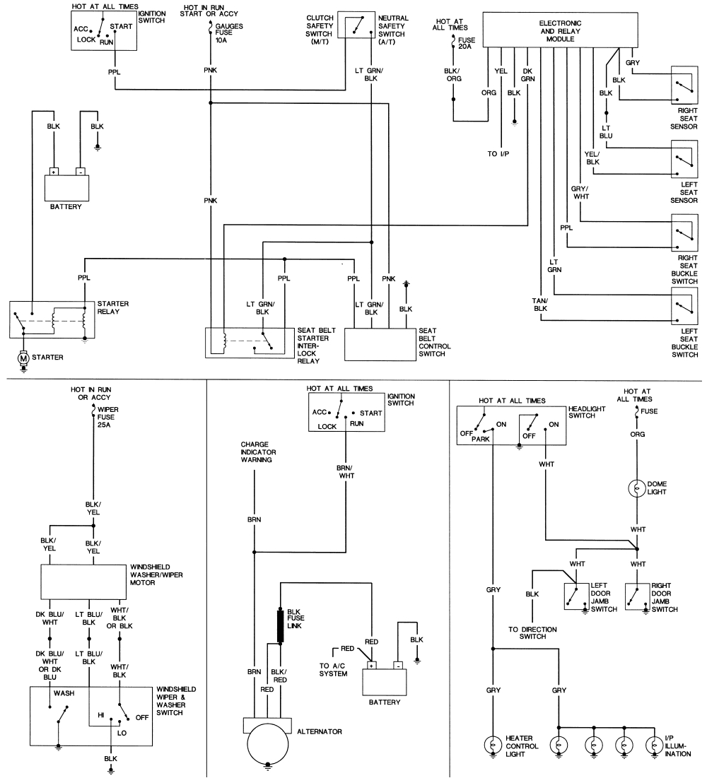 18 body wiring schematic 1974 75 models