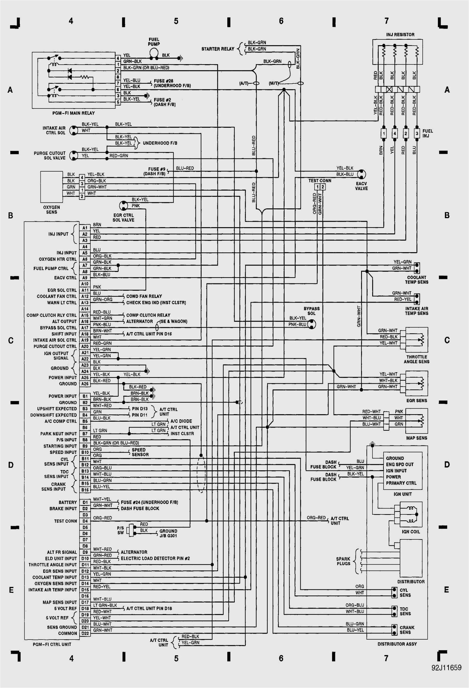 96 honda civic wiring diagram 1996 honda accord wiring harness diagram wiring solutions of 96 honda civic wiring diagram jpg