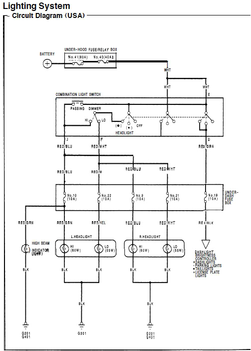 1992 honda civic headlight switch wiring diagram get wiring diagram 1992 honda civic dimmer switch 1992 circuit diagrams