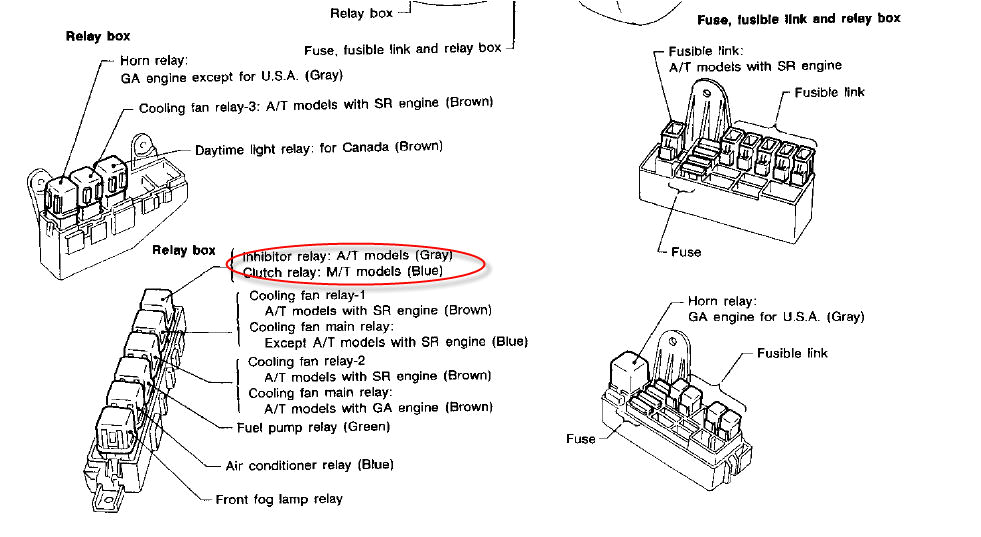94 sentra fuse diagram wiring diagram operations 1994 nissan sentra fuse box
