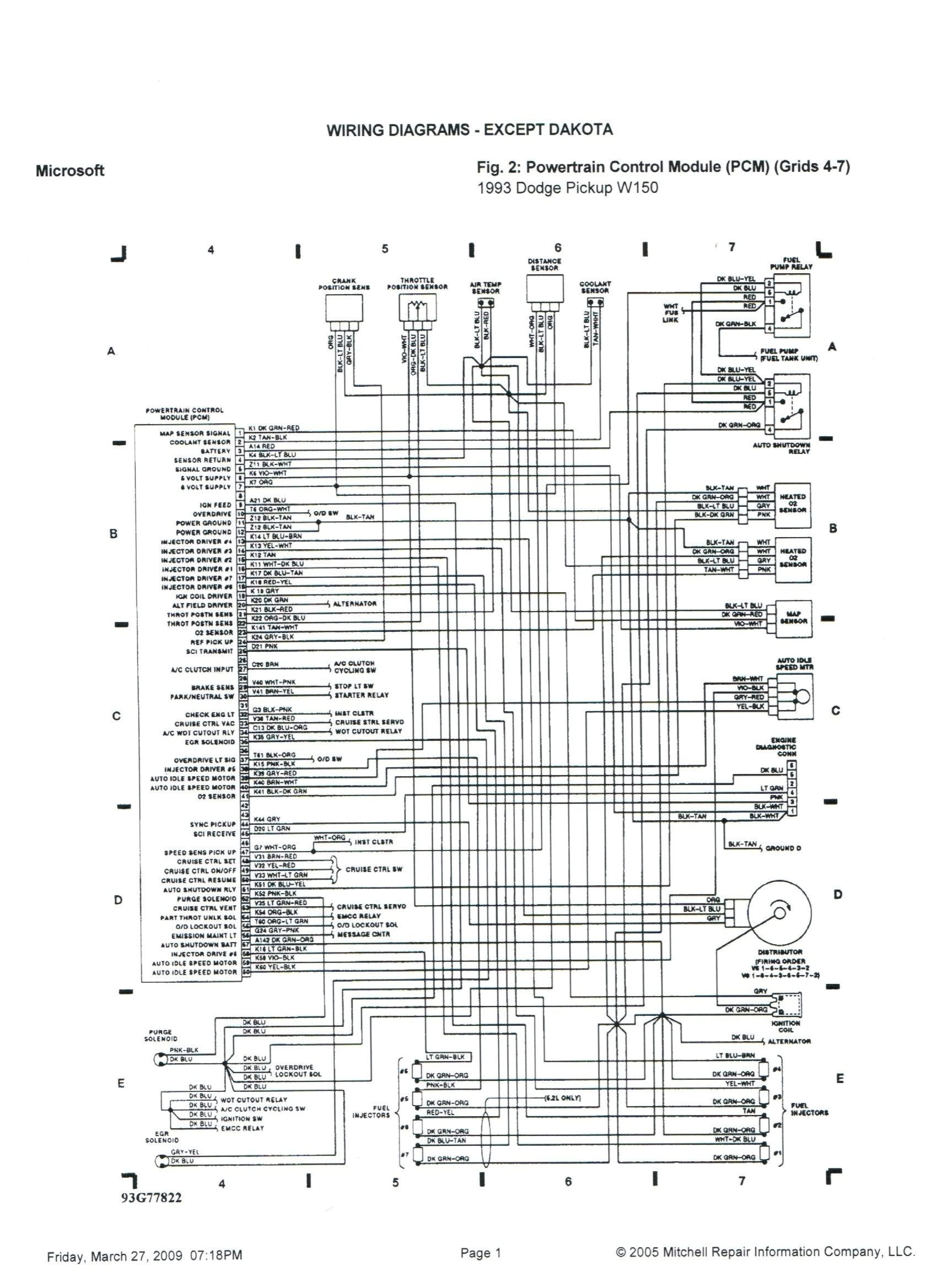2002 dodge dakota pcm wiring diagram gallery wiring diagram 95 dodge dakota