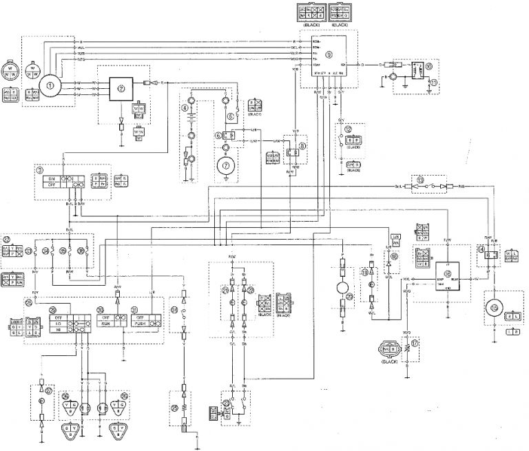 1999 600 Grizzly Wiring Diagram