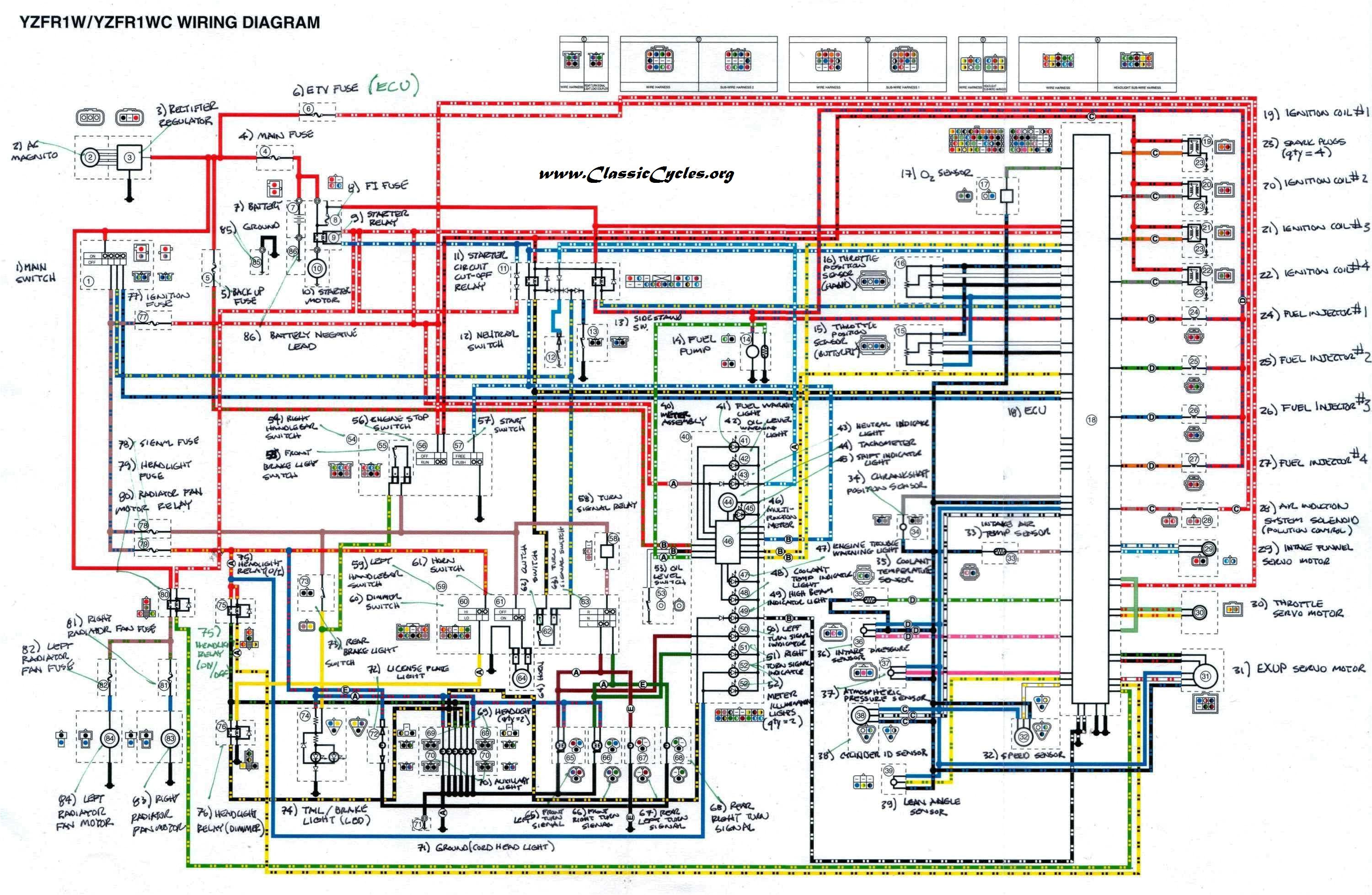 yamaha r1 wiring diagram 2003 wiring diagram reviewyzf r1 wire diagram new wiring diagram yamaha r1
