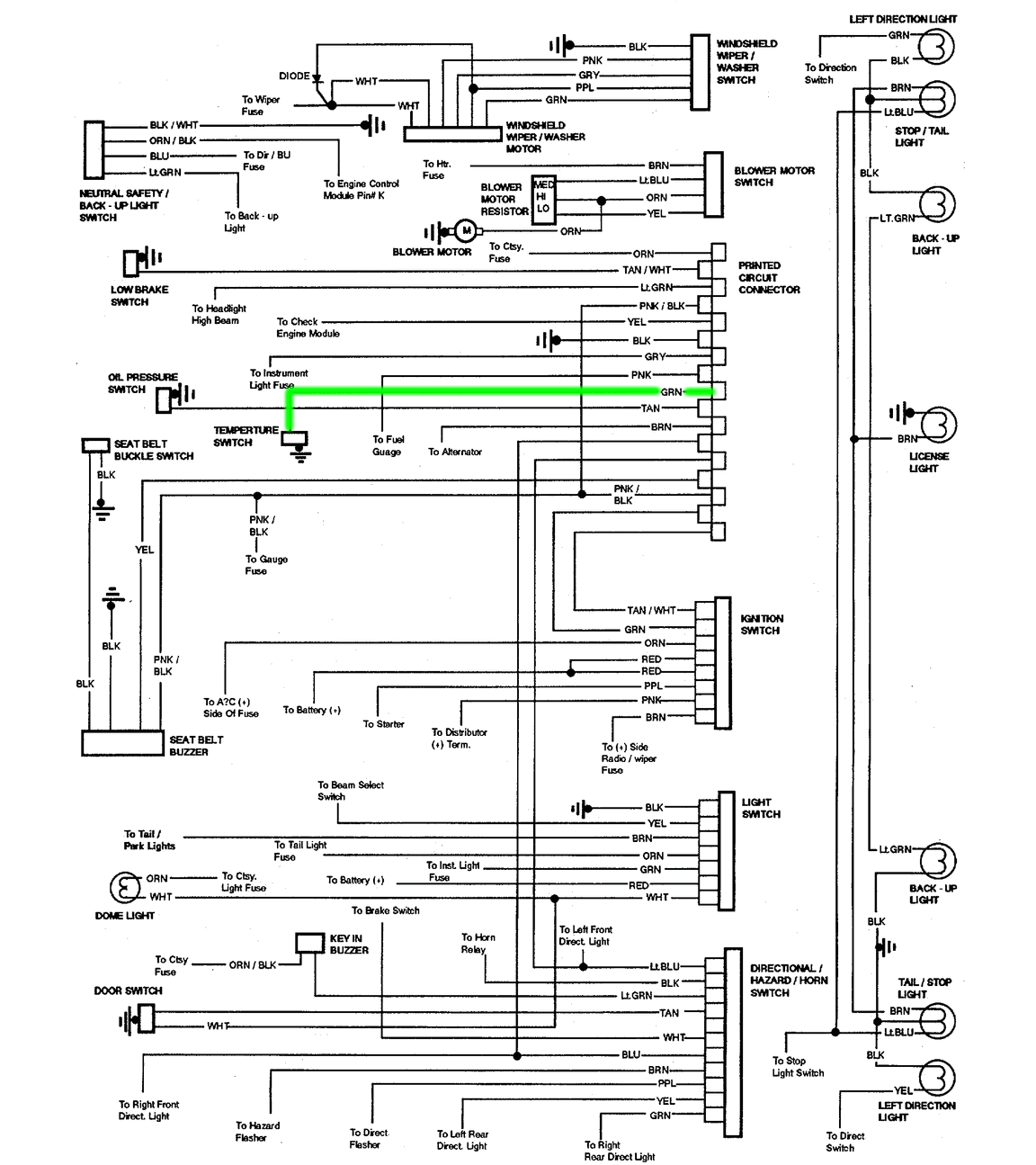 1984 chevy el camino dash wiring diagram gif
