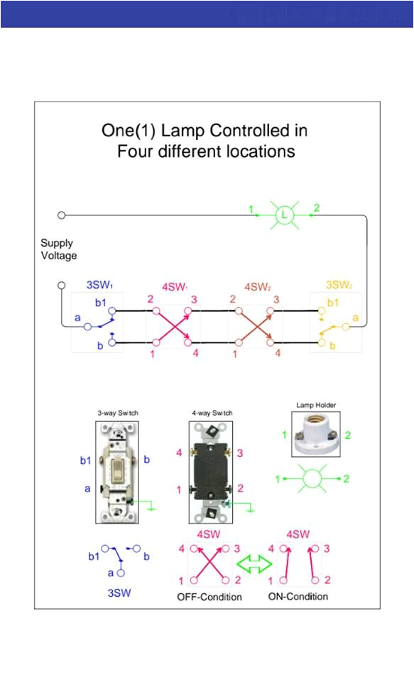 3 way switch connection diagram