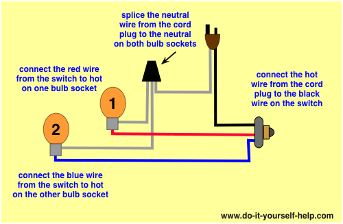 lamp switch wiring diagrams do it yourself help com wiring diagram for a 2 way push