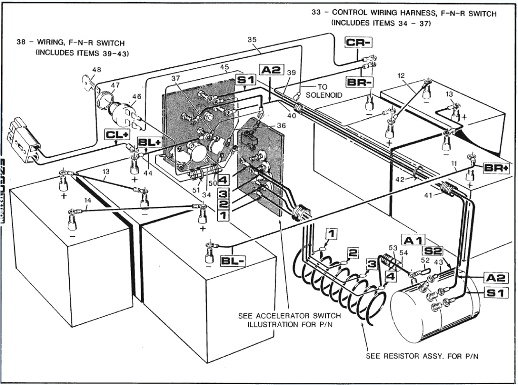 36v ezgo wiring diagram wiring diagrams for 1996 36 volt ezgo wiring diagram
