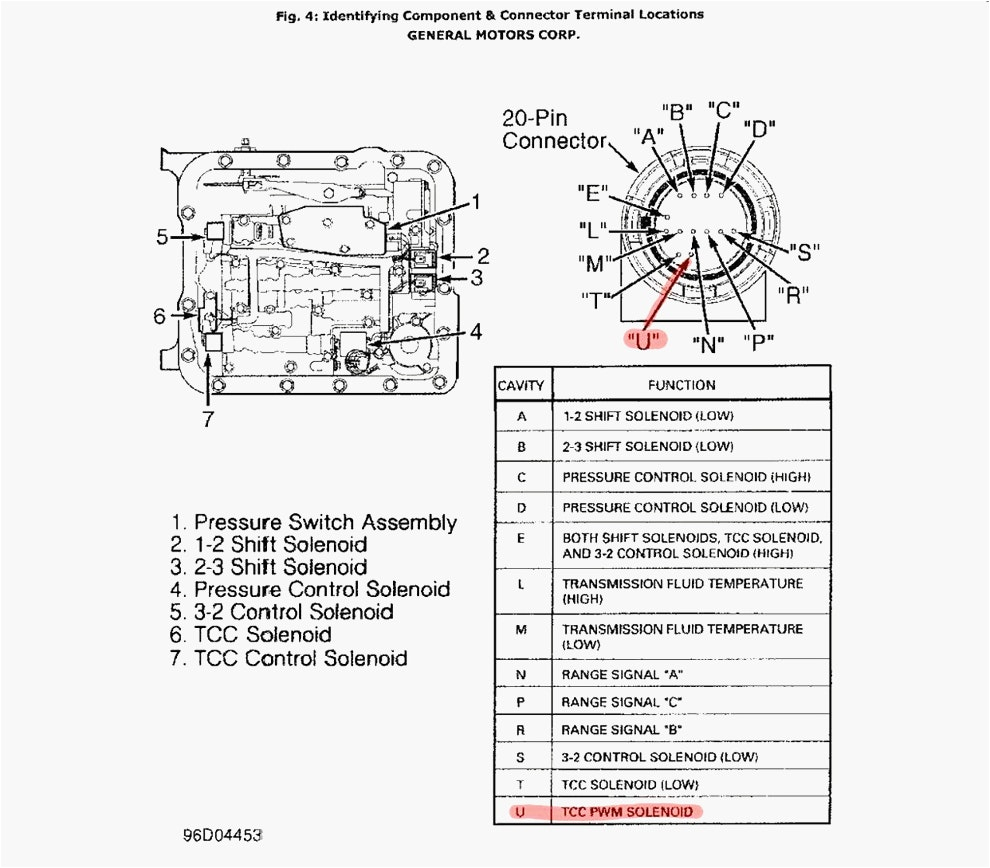 simple 4l60e transmission wiring diagram for within 4l60e jpg