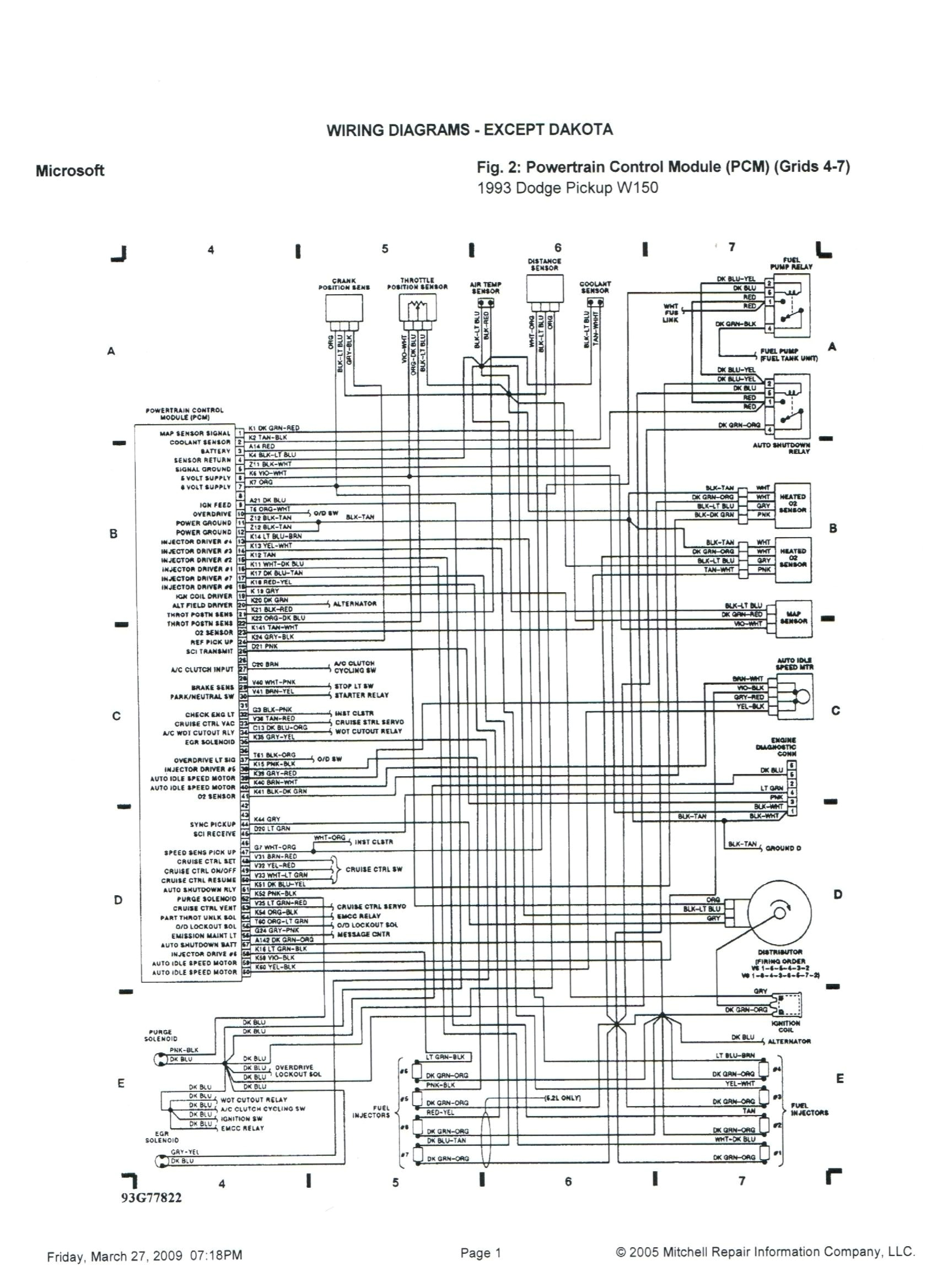 93 Dodge Dakota Radio Wiring Diagram 1993 Dodge Dakota Wire Diagram 2 5 Blog Wiring Diagram