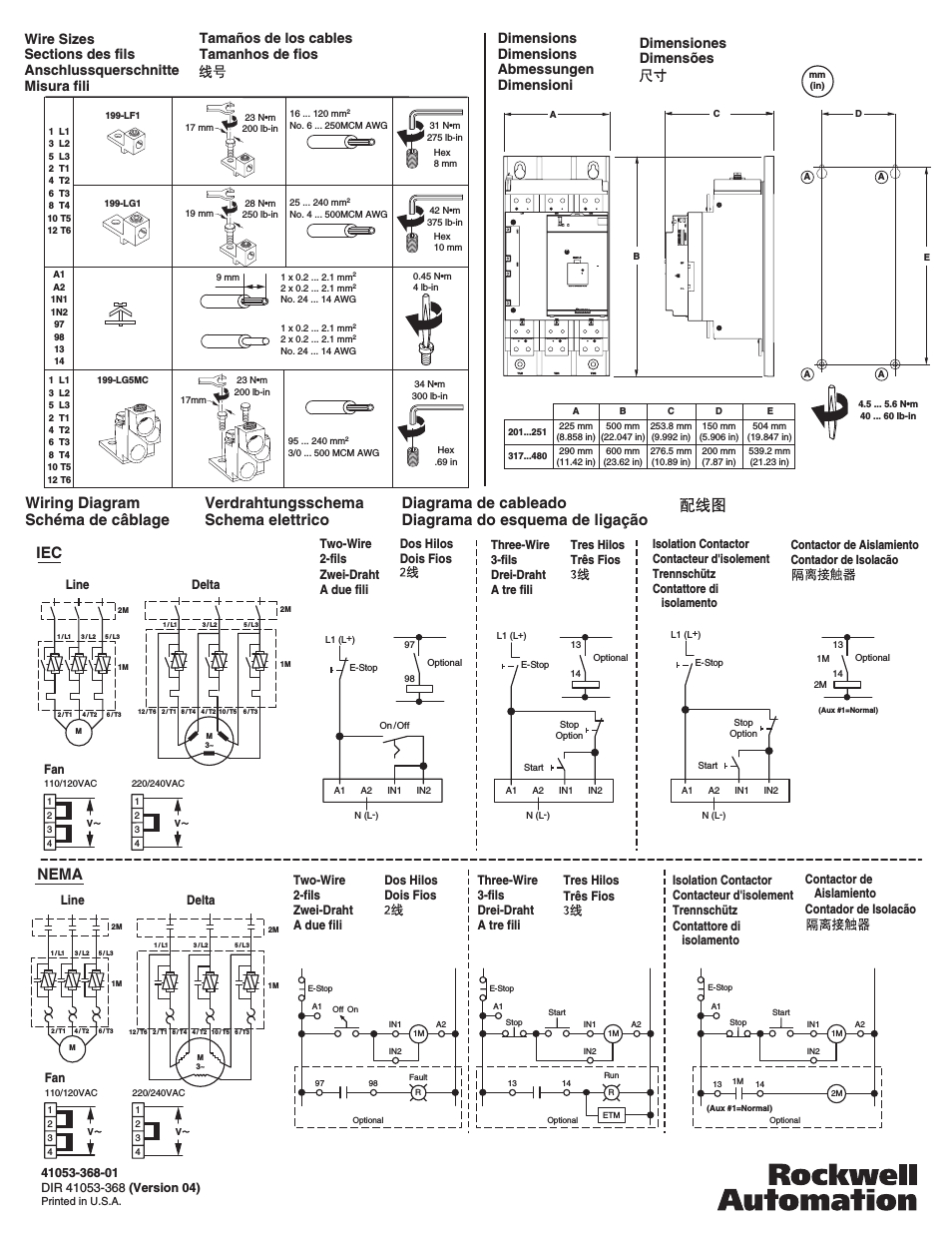 rockwell automation 150 smc 3 201a 480a soft starter 3 phase installations page4 png