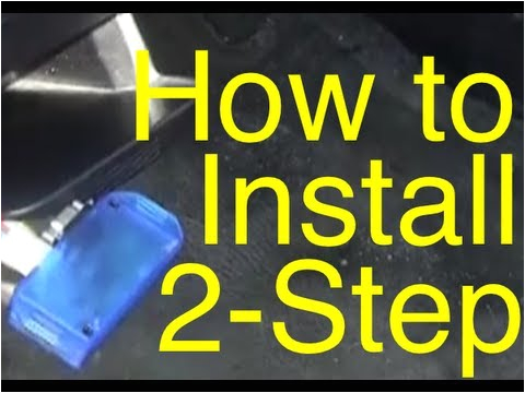 how to install 2 step launch control n2mb wot box anti lag youtube