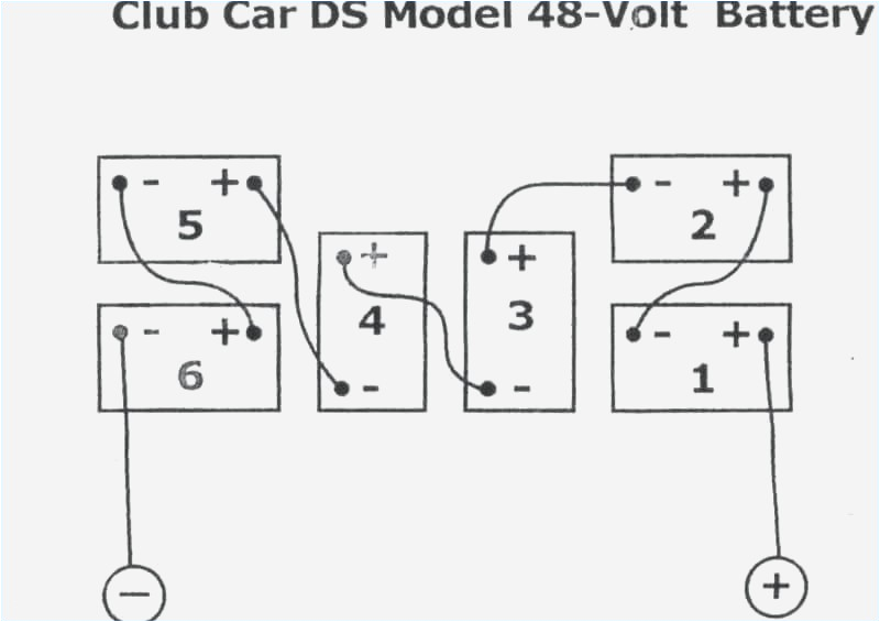 club car precedent 48 volt battery wiring diagram elegant club car golf cart 4 battery wiring diagram enthusiast wiring