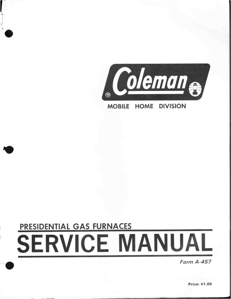 coleman 7700 lp gas series specifications