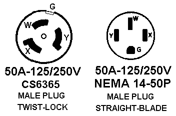 pc5010 cordset 6 ga 50a 120 240v 10 u002750 amp male plug wire diagram