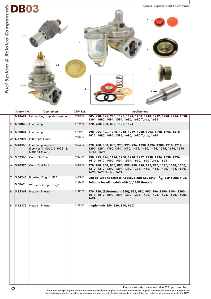 parts lists david brown engine page 34