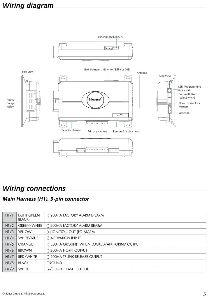 avital 4103 wiring diagram wiring diagram postavital 4103lx dball2 installation write up jeepforum com avital 4103