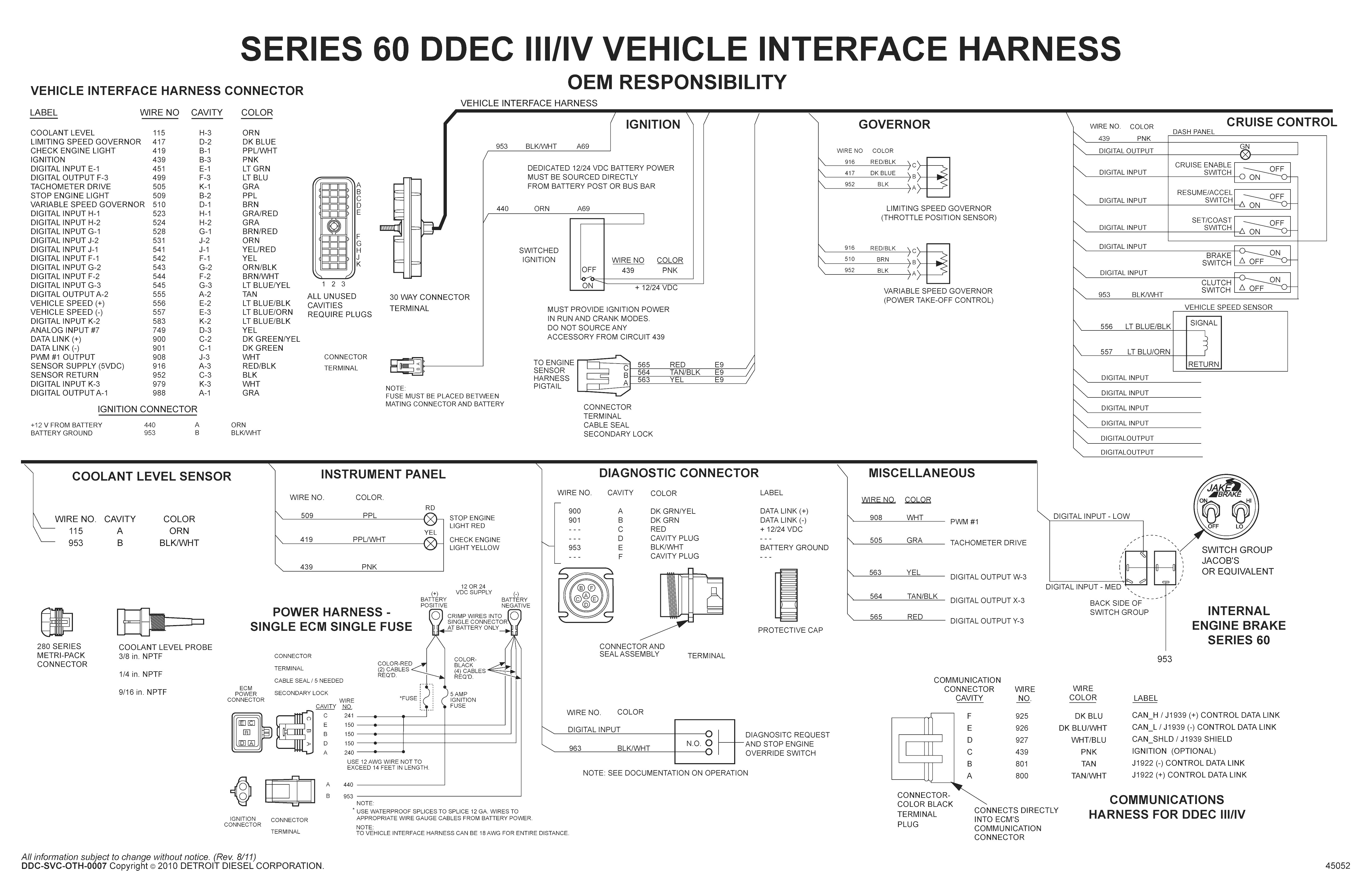 ddec iv wiring diagram wiring diagrams for iv 2 wiring diagram h it