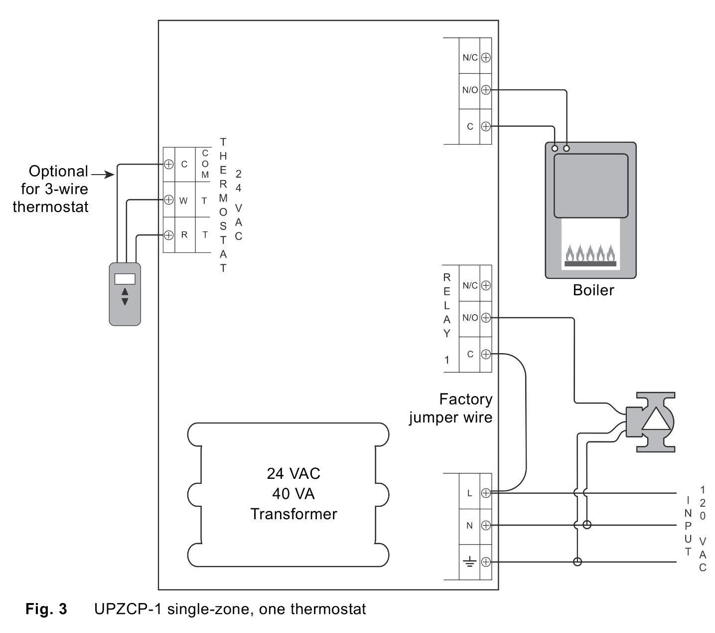 boiler wiring diagram for thermostat sample