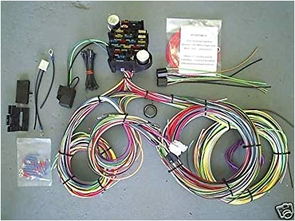amazon com ez wiring 21 standard color wiring harness automotive ez wiring horn relay
