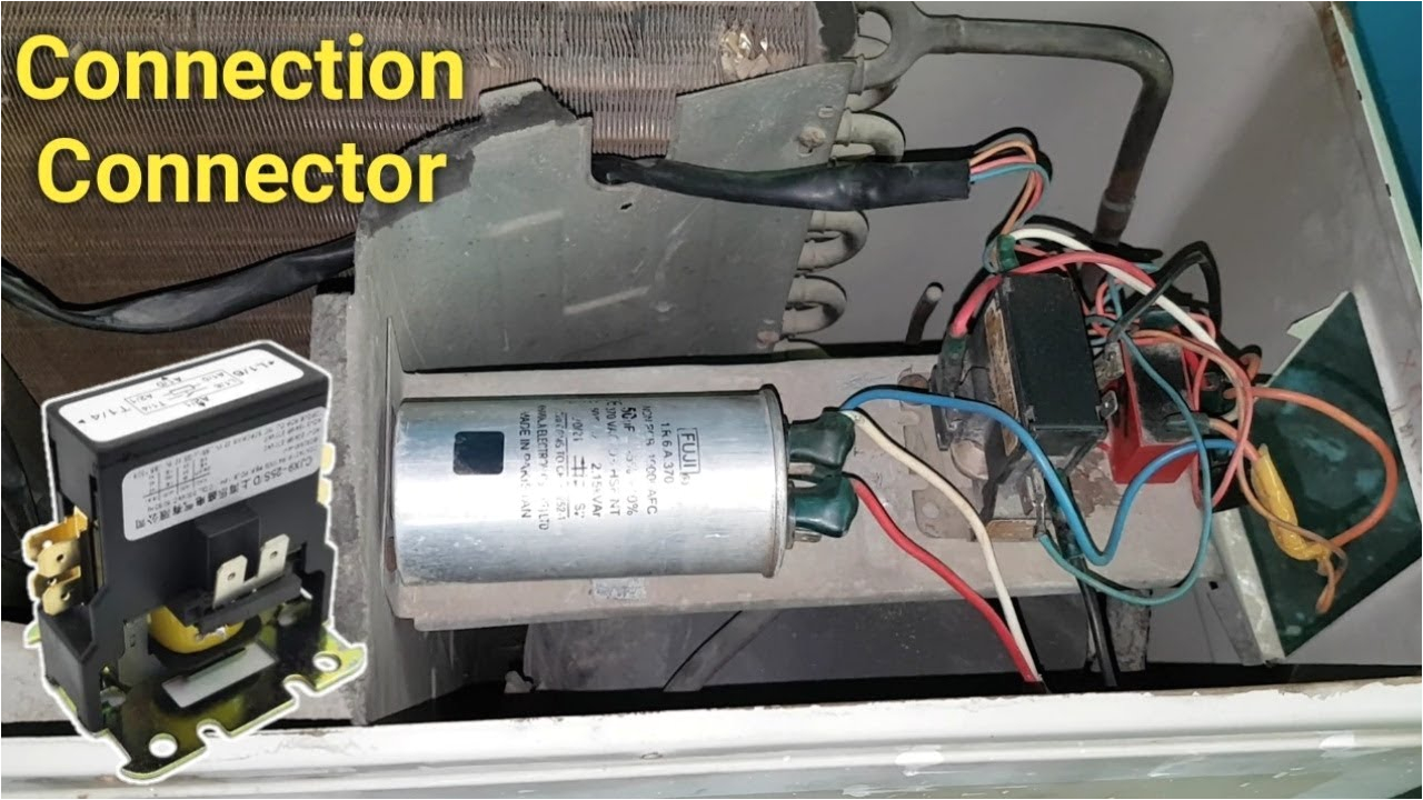 air conditioner magnetic contactor full wiring connection outdoor ac unit contactor wiring