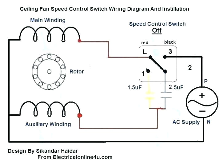 wiring diagram ceiling fan 3 speed swit hunter
