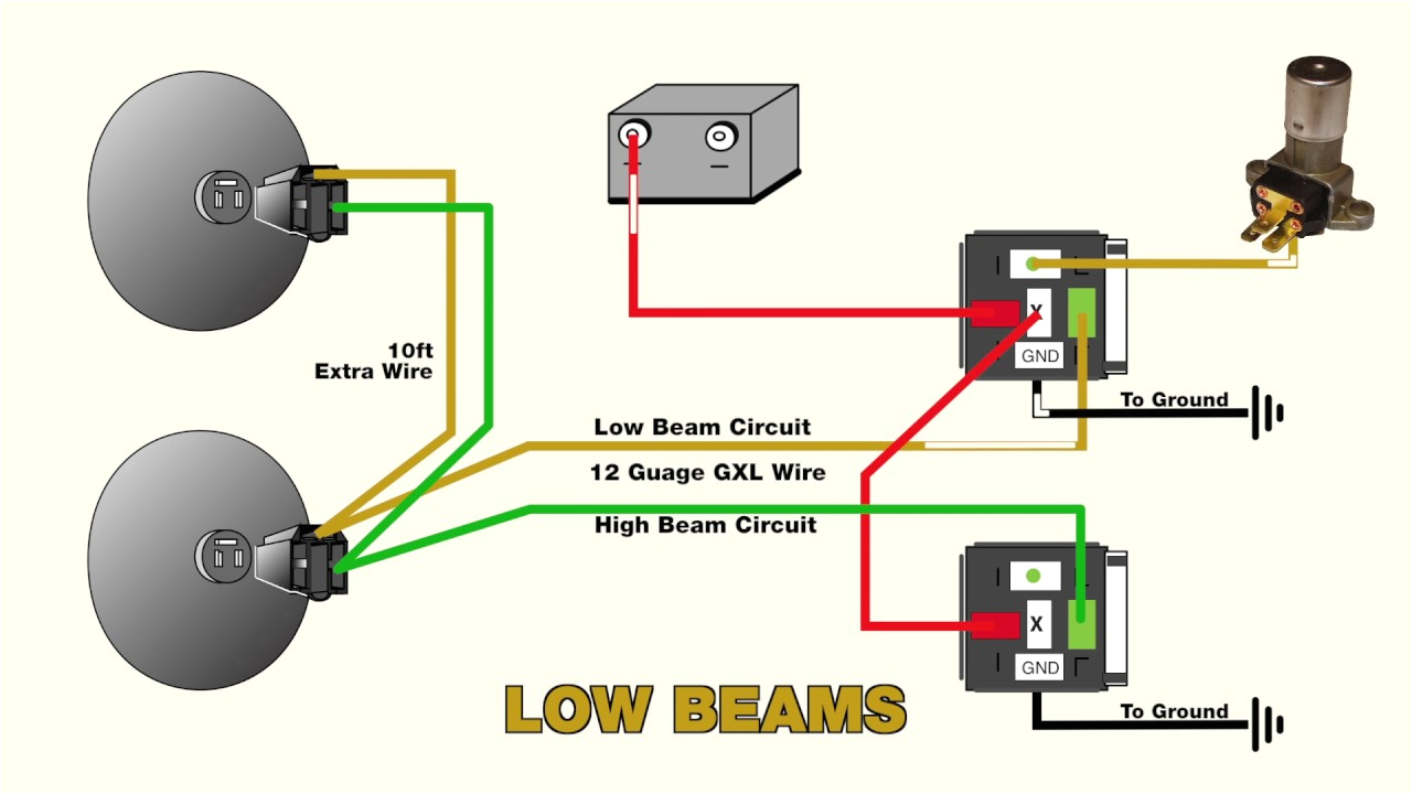 how to wire headlight relays youtube how to wire headlight relays