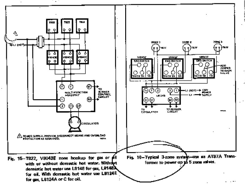 zone valve wiring installation instructions guide to heating honeywell zone valves wiring diagram