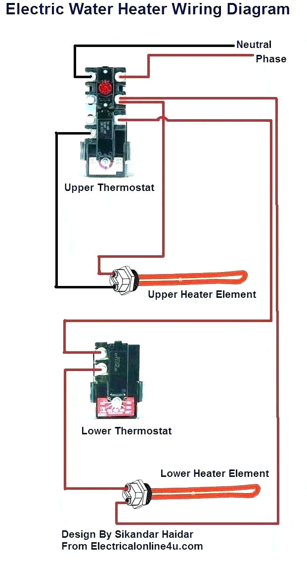 electric water heater thermostat wiring electric hot water heater for hot water heater wiring diagram