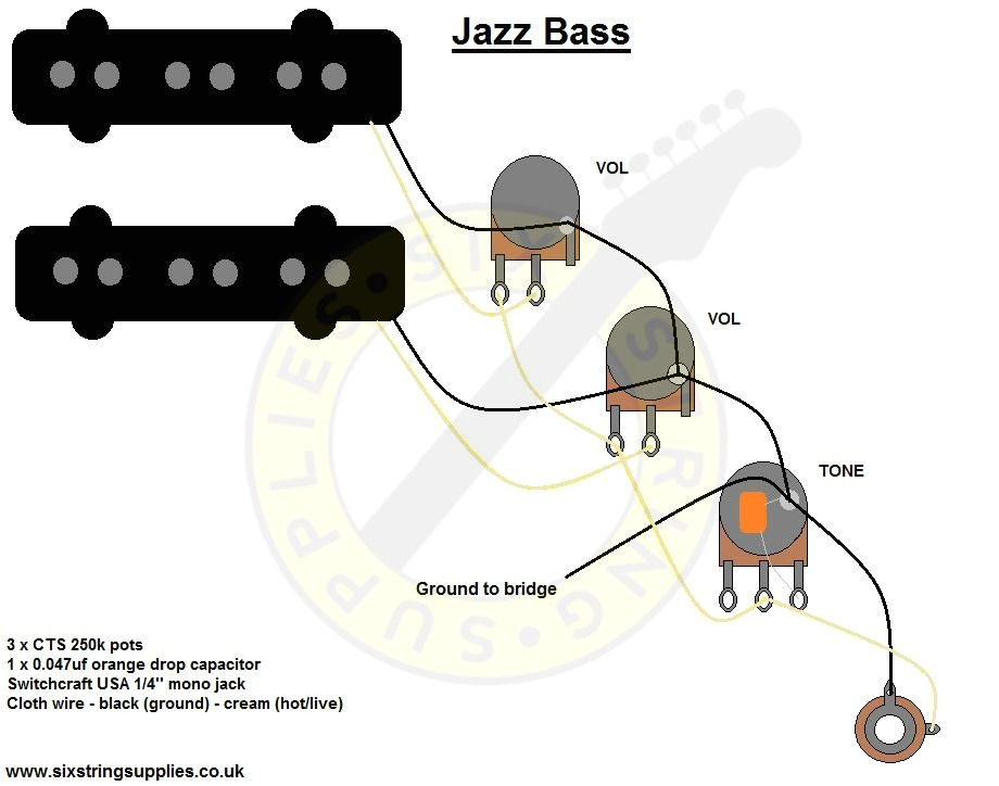 jazz bass wiring diagram