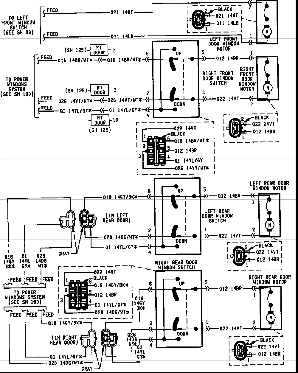 1993 jeep cherokee radio wiring diagram