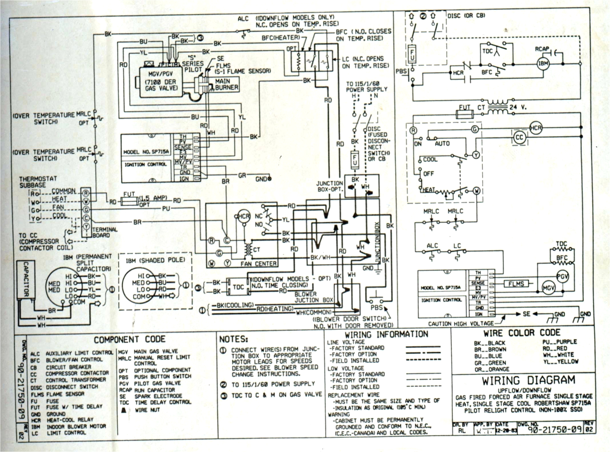 wiring luxaire schematic g8c100120ds11 wiring diagram sheet luxair wiring diagram