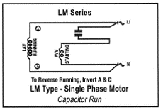 lafert s lme motors are a capacitor start and capacitor run style which uses a solid state relay and start capacitor to provide full start up torque