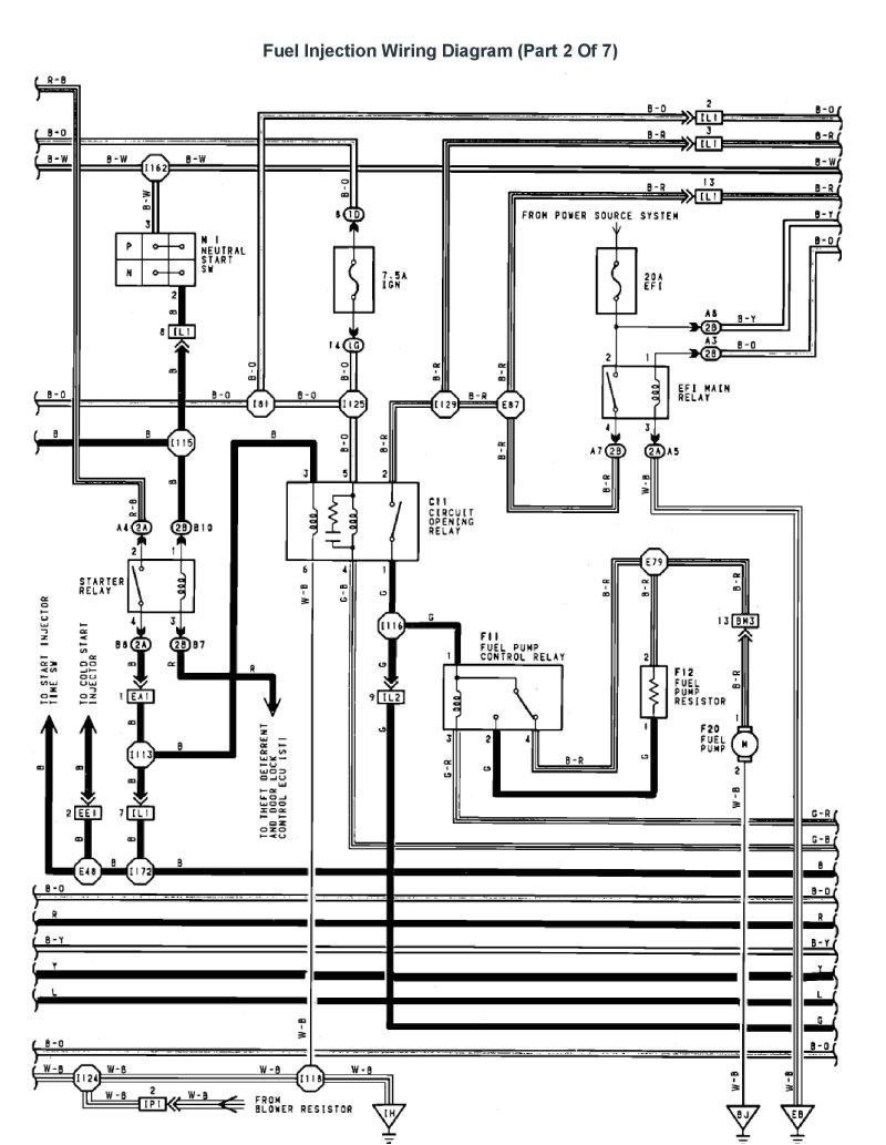 1990 lexus ls400 1uzfe v8 engine management wiring diagram wiring diagram for lexus v8