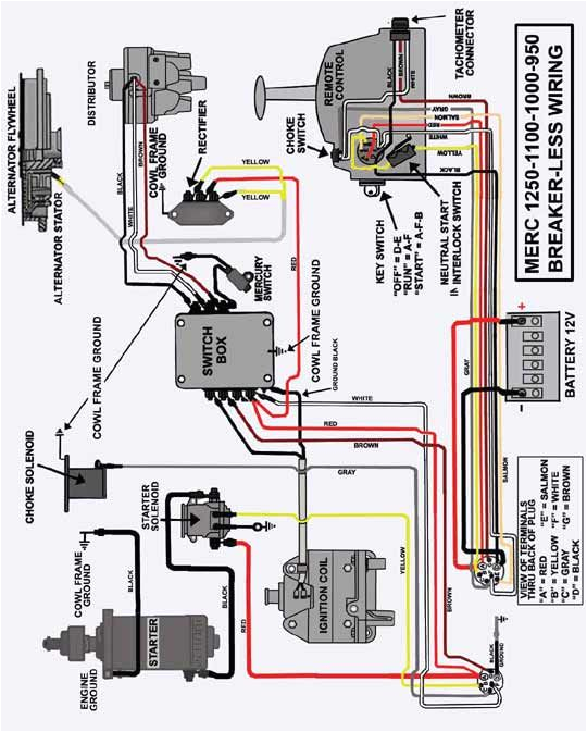 wiring diagram mercury outboard