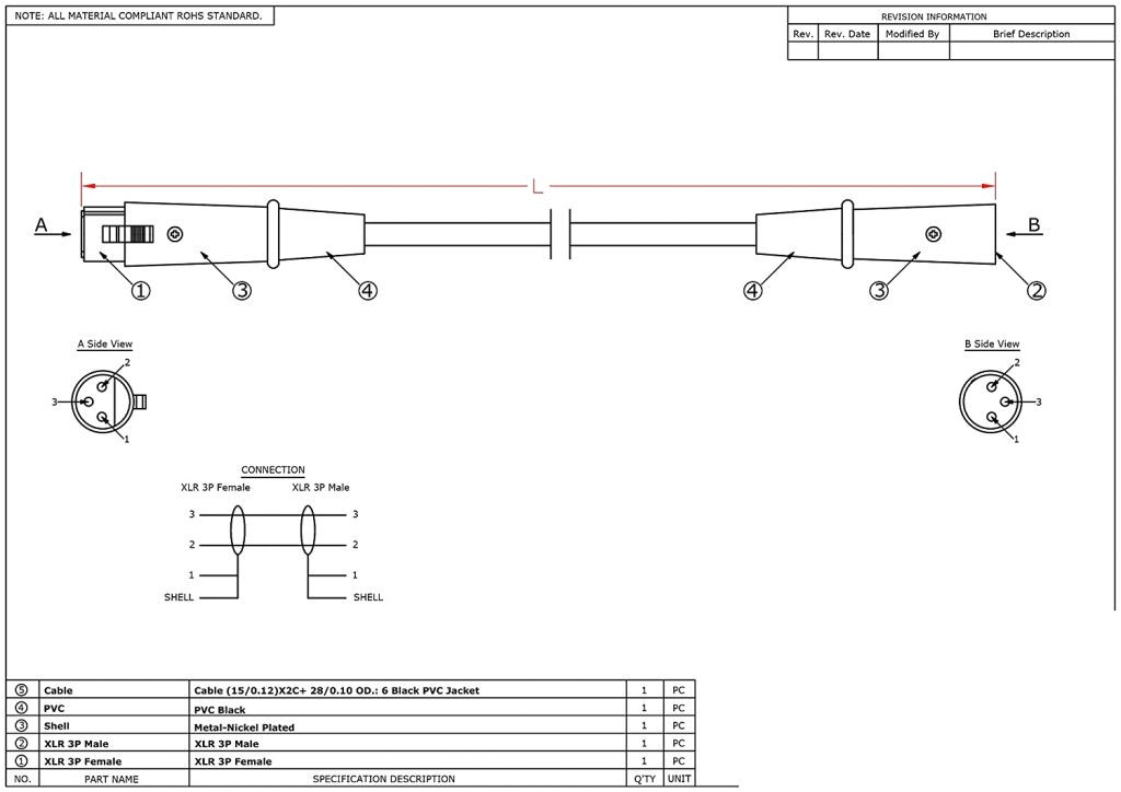 microphone cable wiring diagram elegant female xlr wiring diagram schematics wiring diagrams