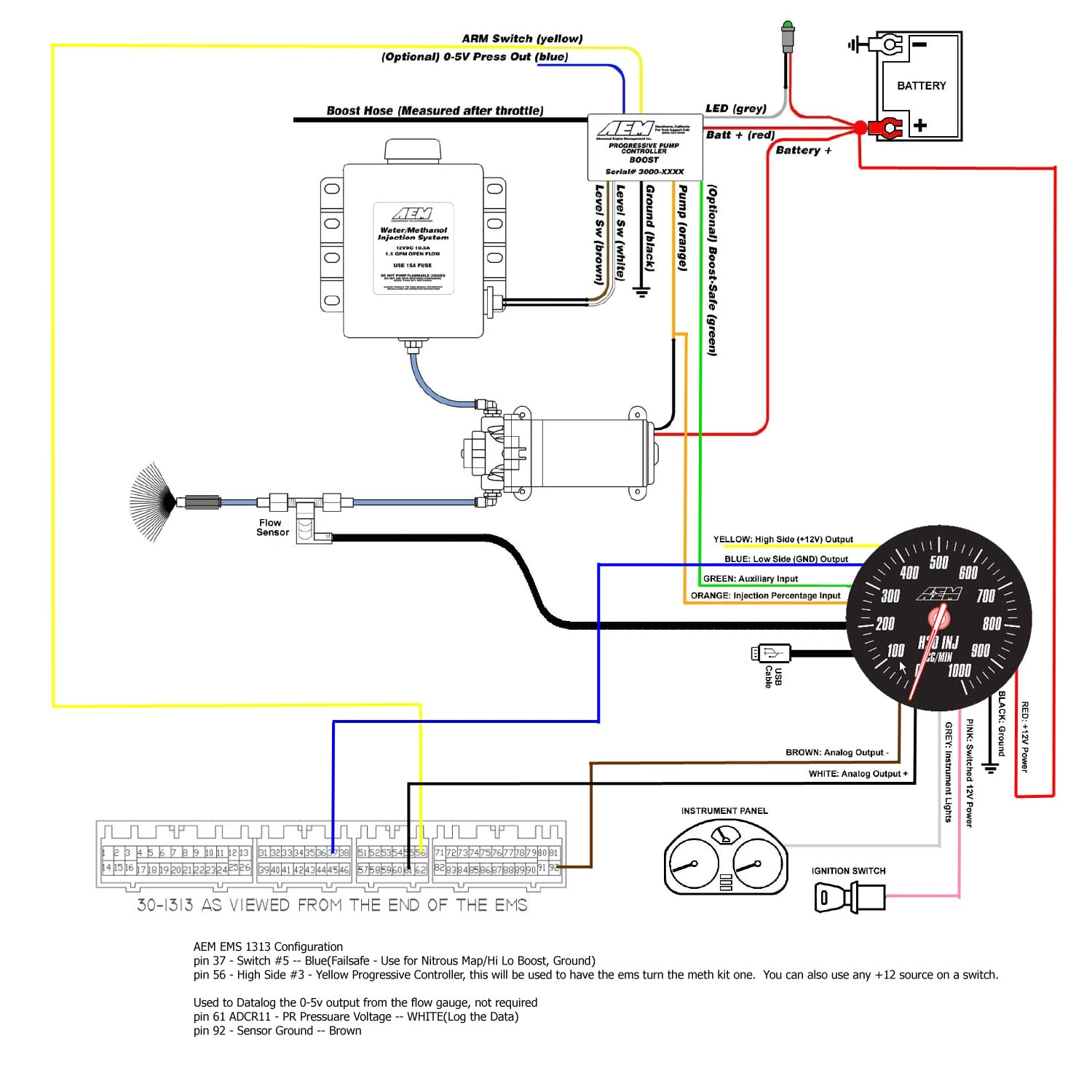 msd hvc 6600 wiring diagram msd wiring diagrams collection ofaem water methanol kit wiring diagram