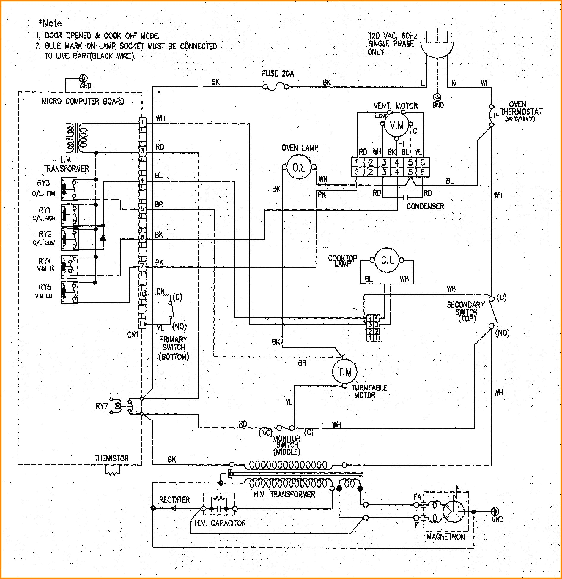 wiring schematic for thermostat