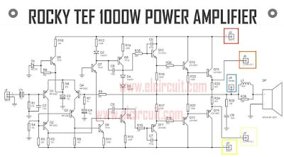 power amplifier 1000w rocky tef in 2019 diy audio amplifier diy pa 3000w namec circuit diagram